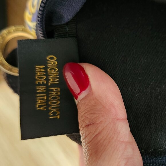 Versace Green and Gold Cosmetic Bag - Picture 7 of 9